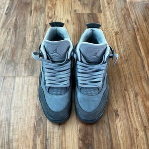 Jordan Men's Grey Suede High-Top Sneakers